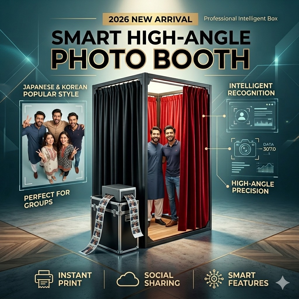 High Angle Photo Booth